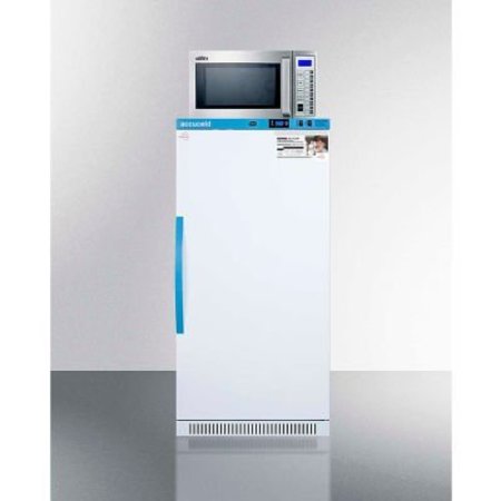 SUMMIT APPLIANCE DIV. Accucold MOMCUBE„¢ Breast Milk Refrigerator/Microwave Combination, 8 Cu. Ft. MLRS8MCLK-SCM1000SS